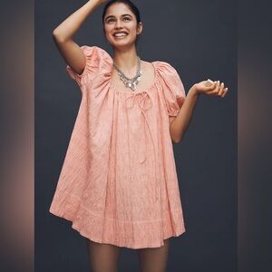 NWT Anthropologie Maeve Scoop-Neck Mini Swing Dress SP